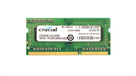 Crucial 2GB DDR3 256Mx64 (İkinci El)